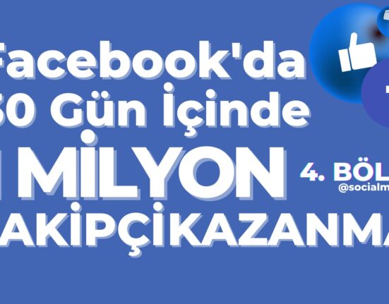 Facebook'ta 30 gün içinde 1 milyon Takipçi kazanmak 4. Bölüm