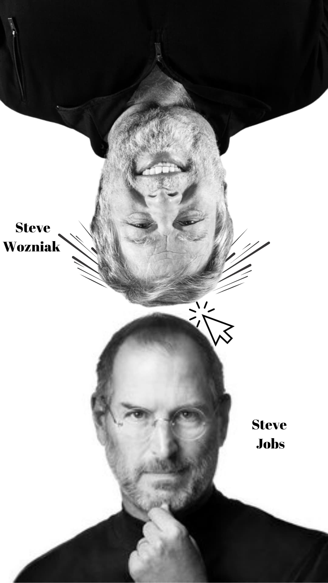 Steve Jobs and Wozniak