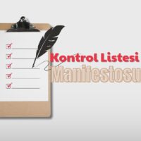 Kontrol Listesi Manifestosu