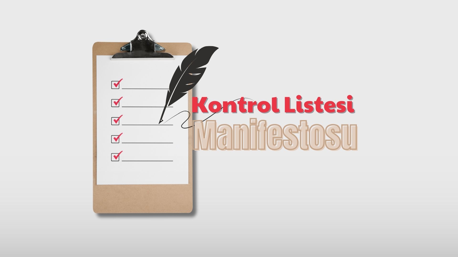 Kontrol Listesi Manifestosu