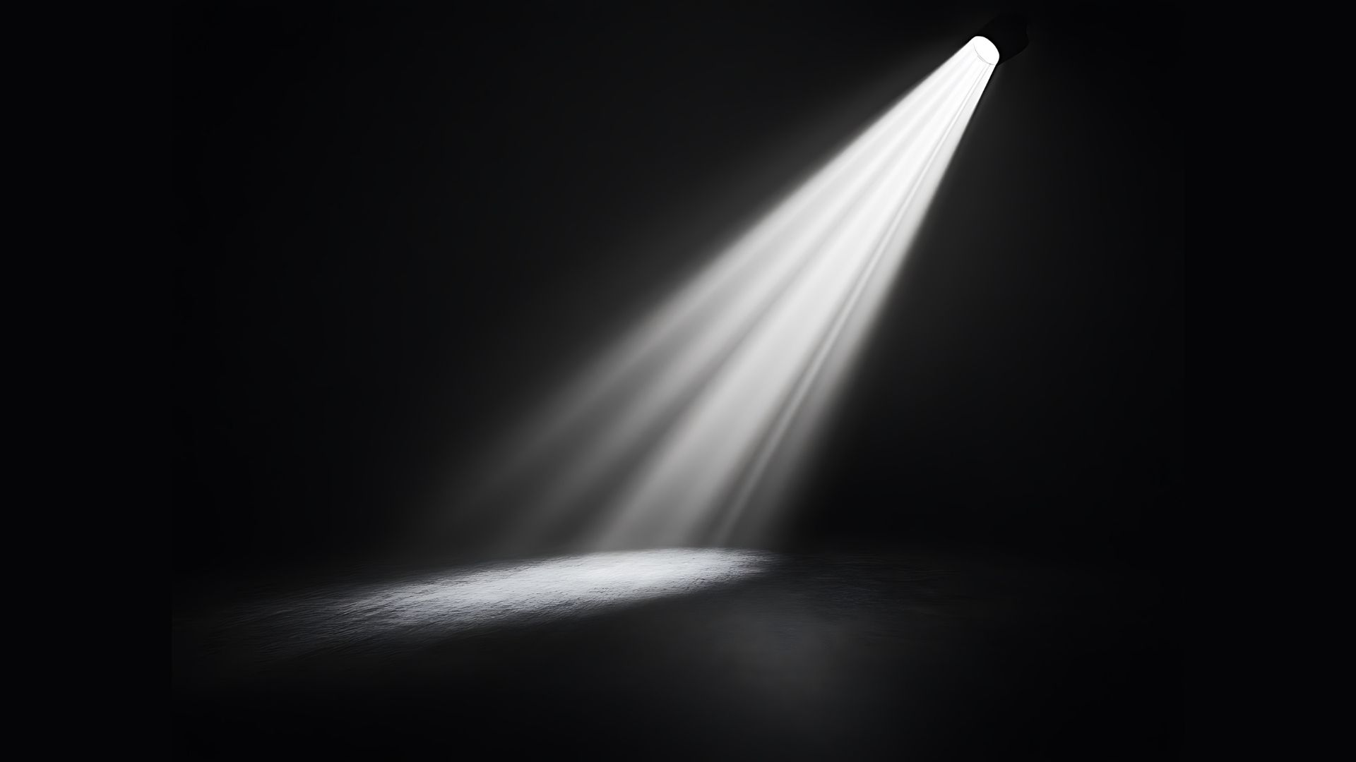 Tek bir noktaya odaklanan ışık huzmesi