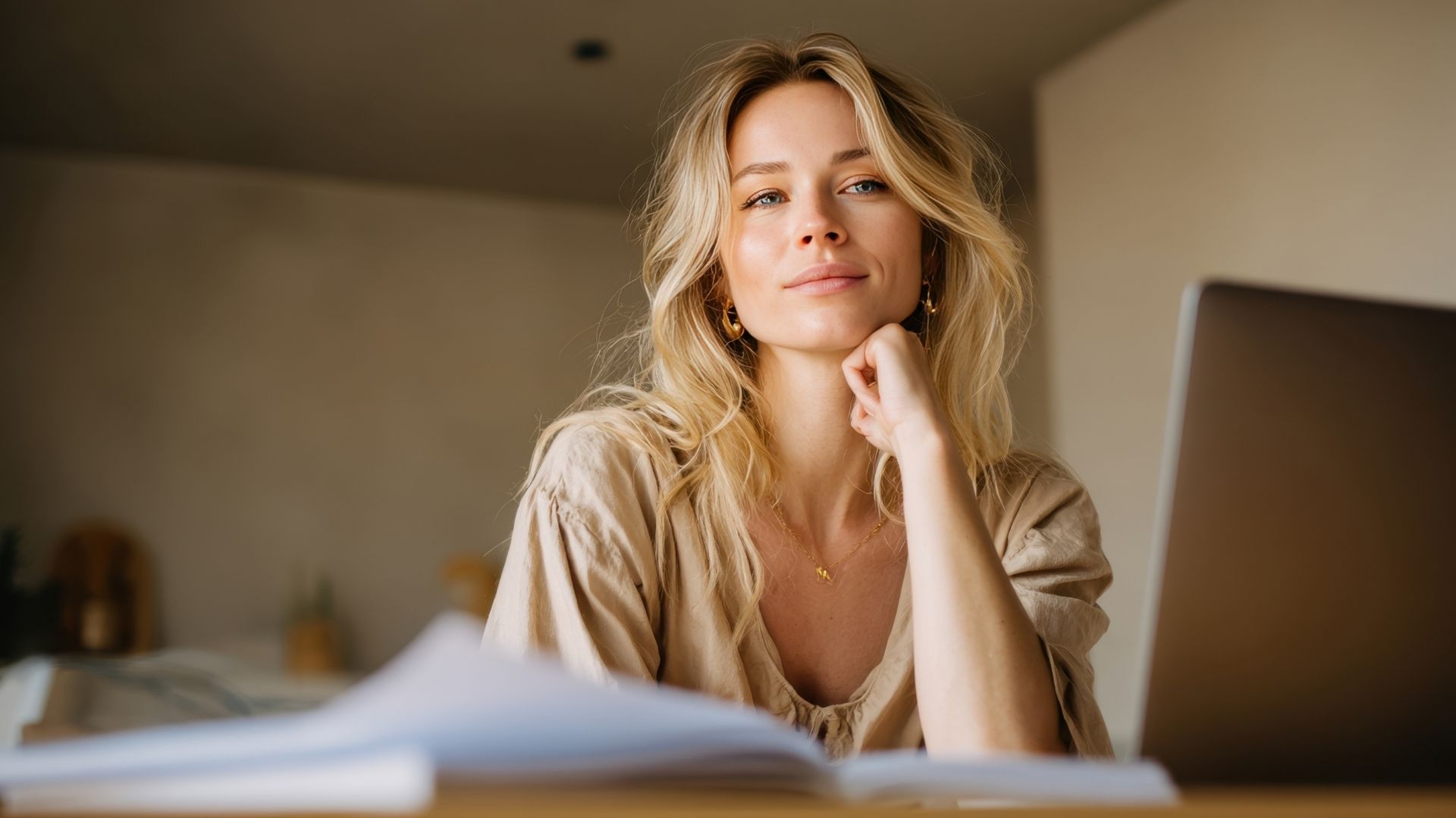 rahat ama üretken bir çalışma sahnesi